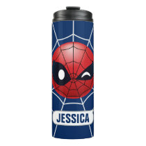 Winking Spider-Man Emoji Thermal Tumbler