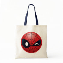 Winking Spider-Man Emoji Tote Bag