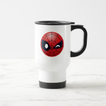 Winking Spider-Man Emoji Travel Mug