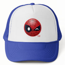 Winking Spider-Man Emoji Trucker Hat