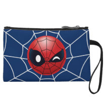 Winking Spider-Man Emoji Wristlet Wallet