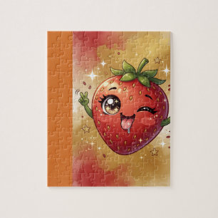 Winking Strawberry Jigsaw Puzzle