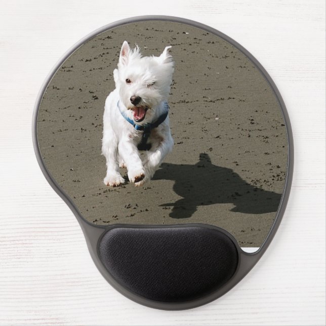 Winking Westie Gel Mouse Pad (Front)