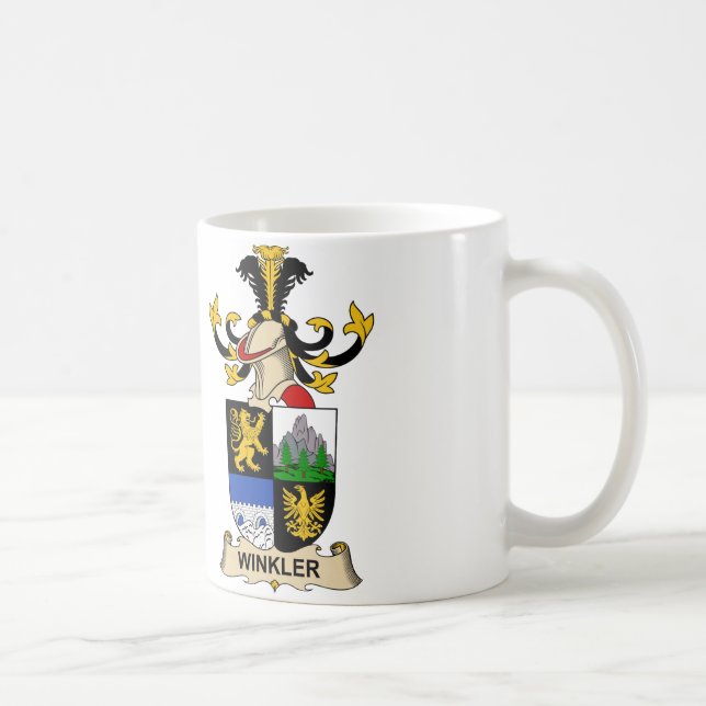 Winkler Family Crest Coffee Mug (Right)