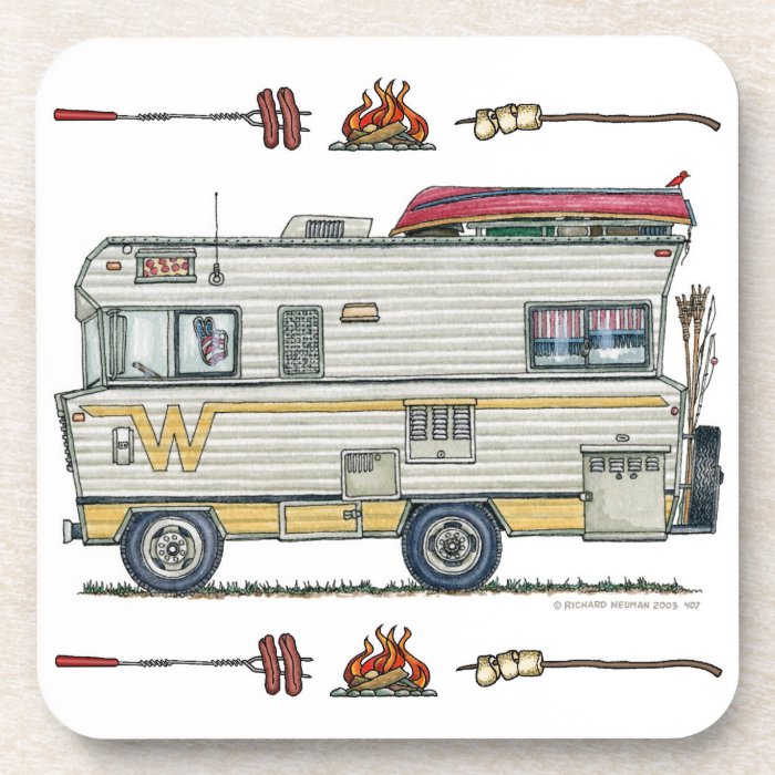 Winnebago Camper RV Apparel Coasters