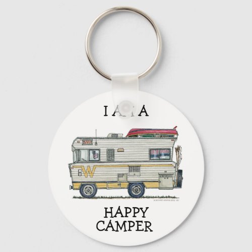 Winnebago Camper RV Apparel Keychain