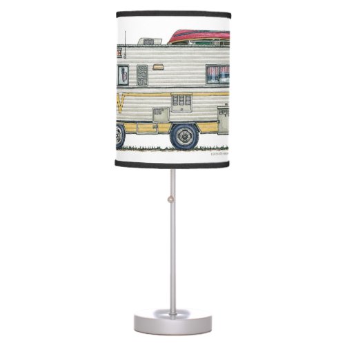Winnebago Camper RV Apparel Table Lamp