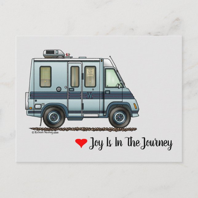 Winnebago LeSharo Camper RV Postcard (Front)