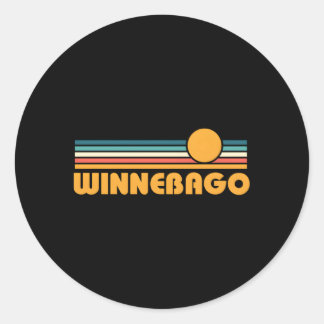 Winnebago Minnesota Classic Round Sticker