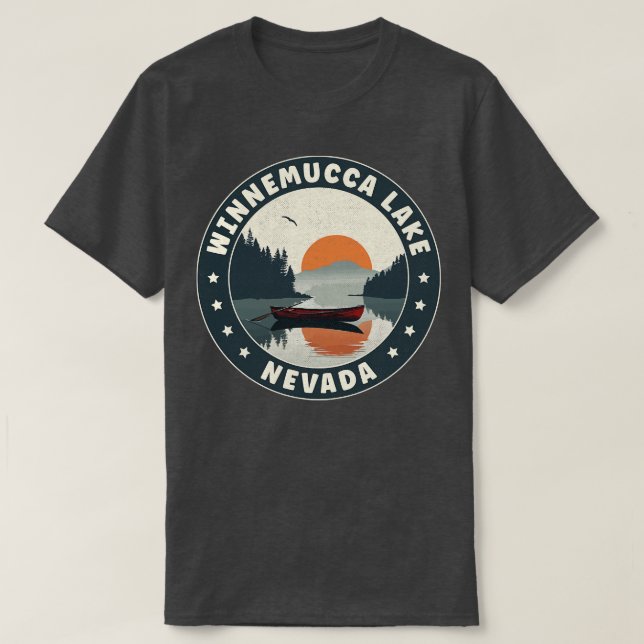 Winnemucca Lake Nevada Sunset T-Shirt (Design Front)