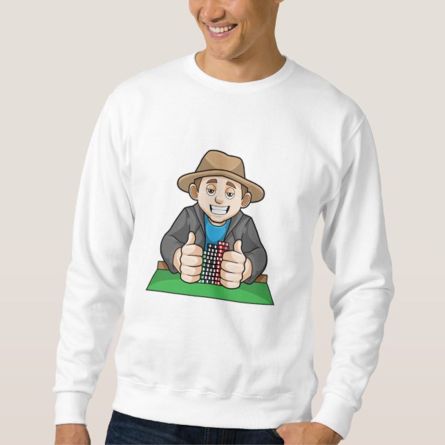 Winner at Poker Sweatshirt (Front)