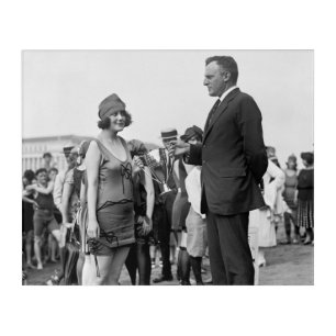 Winner at the Beach, 1920s Acrylic Print