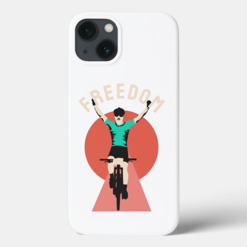 Winner Biker Retro Style Freedom iPhone 13 Case