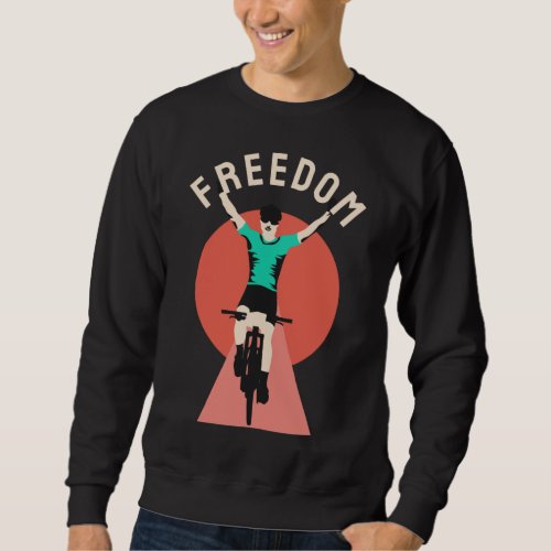 Winner Biker Retro Style Freedom Sweatshirt