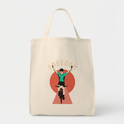 Winner Biker Retro Style Freedom Tote Bag