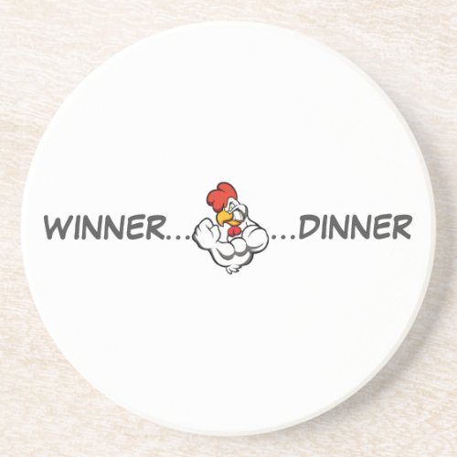 Winner Dinner Grill Circle Coaster Olympian Effort