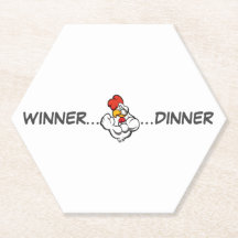 Winner Dinner Grill Paper Coaster Olympian Effort