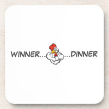 Winner Dinner Grill Plastic Coaster Olympian Effor