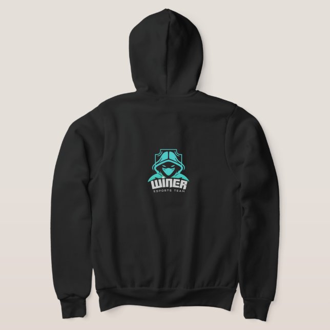 WINNER Esports Team- Gmaer Hoodie for true Winners (Laydown Back)