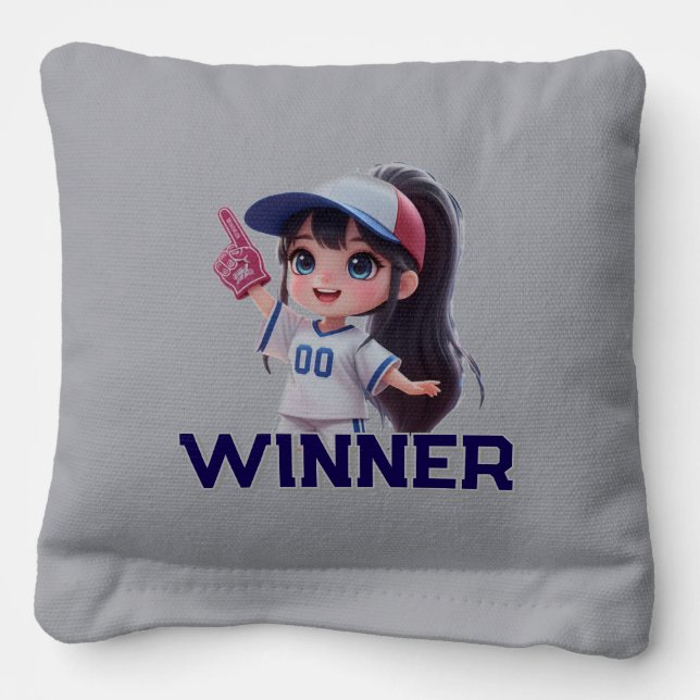winner fan sports dall cornhole bags (Front)