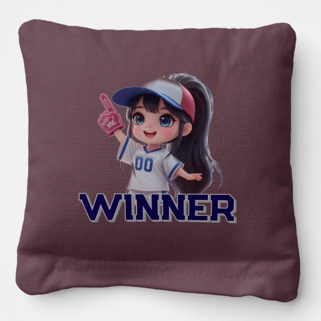 winner fan sports dall cornhole bags (Front)