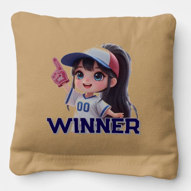 winner fan sports dall cornhole bags (Front)