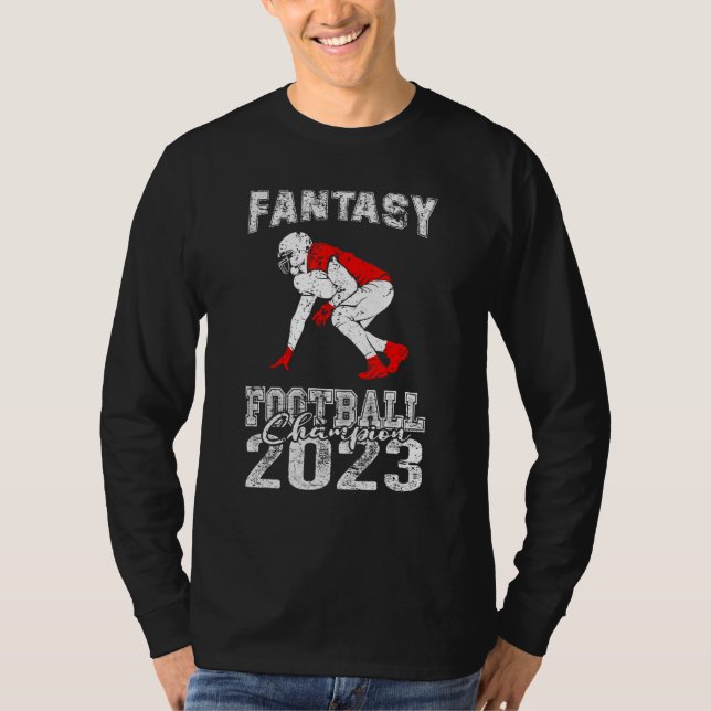 Winner Fantasy Football Champion  Fantasy League C T-Shirt (Front)