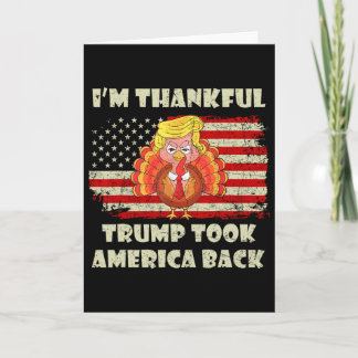 Winner I'm Thankful Trump Won Took America Ck Than Card