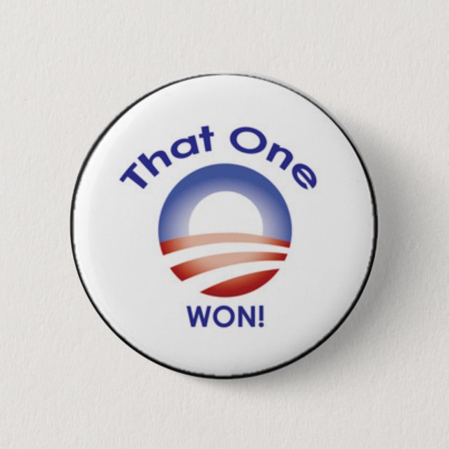 Winner Is Pinback Button (Front)