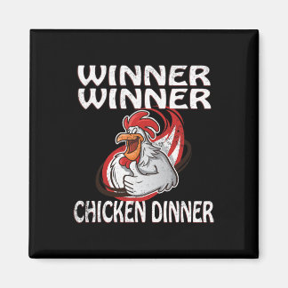 Winner Loser Video Game Chicken Dinner Game Player Magnet