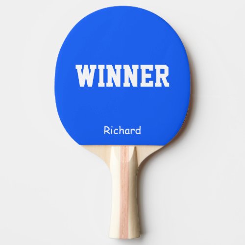 Winner Name Personalized Ping Pong Paddle