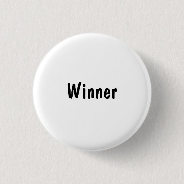 Winner Pinback Button (Front)