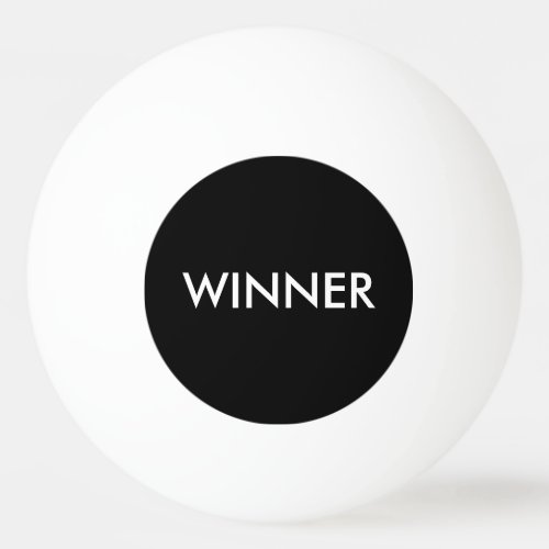 Winner Ping Pong Table Tennis Ball Black and White