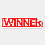Winner Stamp Bumper Sticker