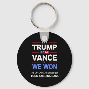 Winner Trump Vance We Won Took Byck America Keepsa Keychain