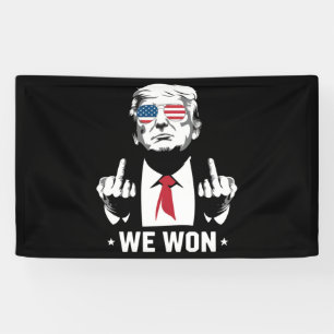 Winner Trump We Won Inauguration Day 47th Banner