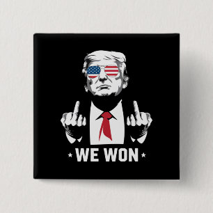Winner Trump We Won Inauguration Day 47th  Button