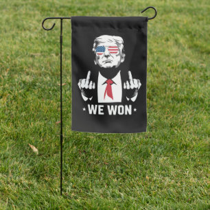 Winner Trump We Won Inauguration Day 47th Garden Flag