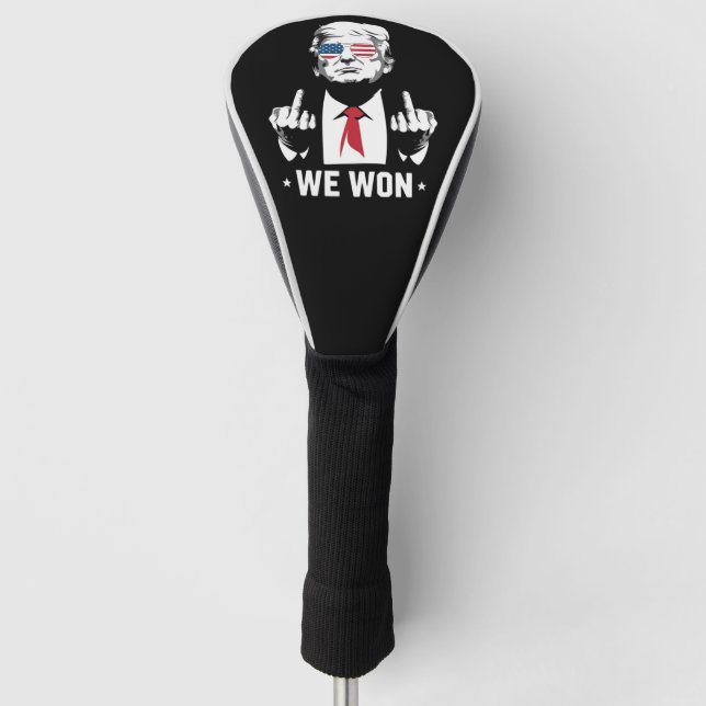Winner Trump We Won Inauguration Day 47th  Golf Head Cover (Front)