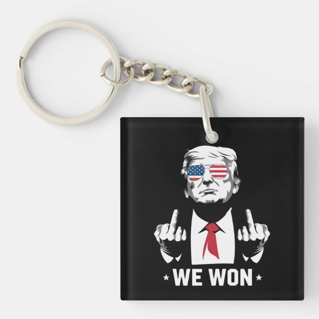 Winner Trump We Won Inauguration Day 47th  Keychain (Front)