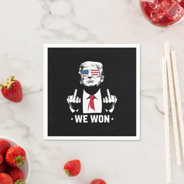 Winner Trump We Won Inauguration Day 47th  Napkins (Insitu)