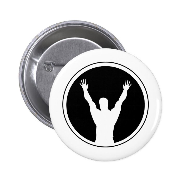 winner victory icon pinback buttons