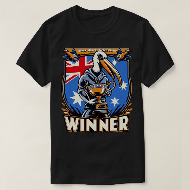 Winner Winner Chicken Dinner 9 T-Shirt (Design Front)