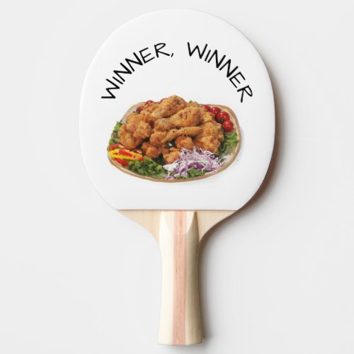 Winner Winner Chicken Dinner Funny  Ping Pong Paddle