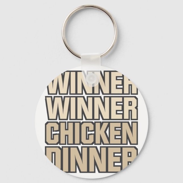 Winner Winner Chicken Dinner Keychain (Front)