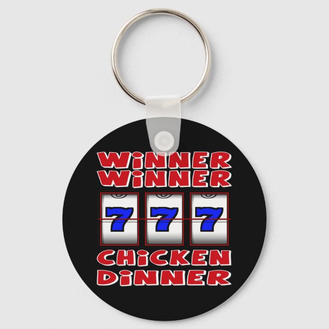 WINNER WINNER CHICKEN DINNER KEYCHAIN (Front)