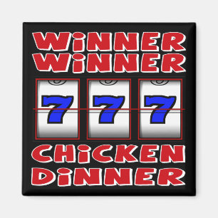 WINNER WINNER CHICKEN DINNER MAGNET