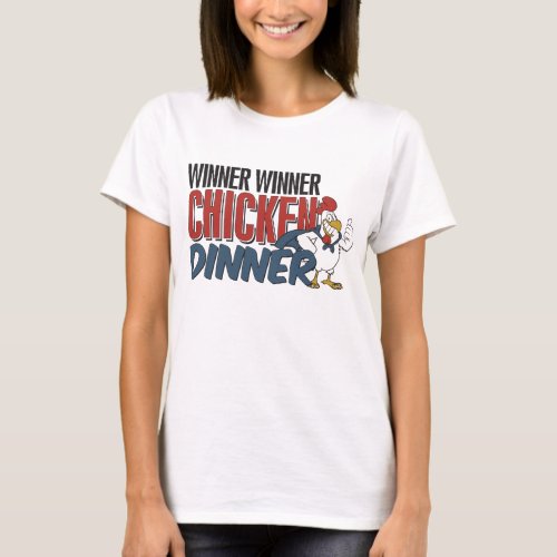 Winner Winner Chicken Dinner Mens Funny Gift Chick T_Shirt