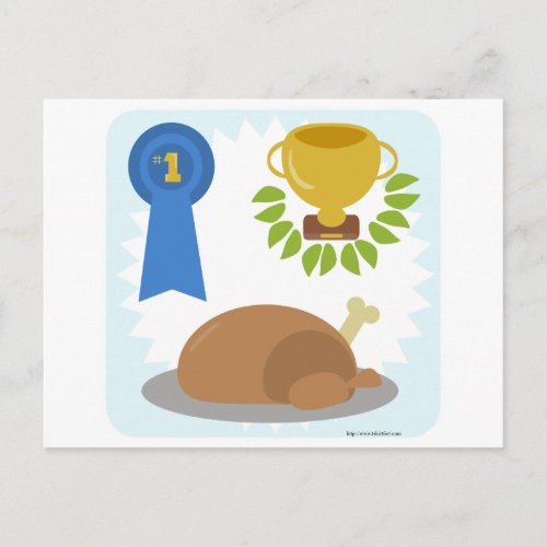 Winner Winner Chicken Dinner Postcard
