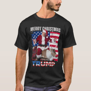 Winner Winner Christmas Dinner Santa Trump Ugly Sw T-Shirt